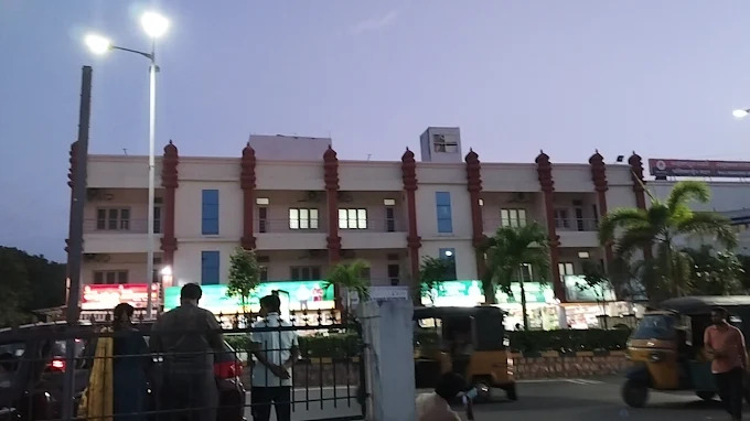 Building in the evening